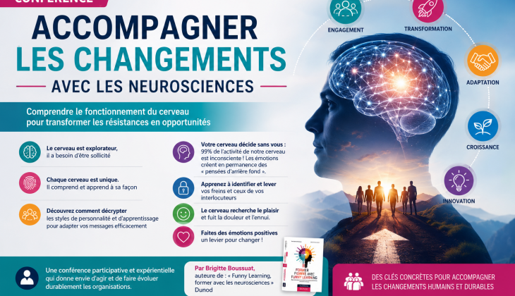 Accompagner le changement grâce aux neurosciences : une conférence qui transforme les résistances en opportunités